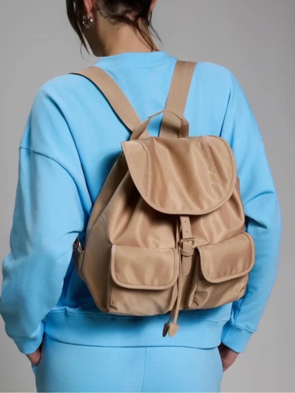 Year of Ours Neutral Tan Pocket Backpack NWT